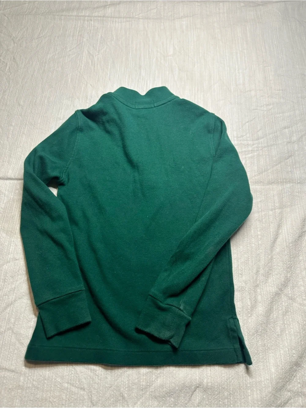 Ralph Lauren Kids Emerald Green Half-Zip Fleece Pullover